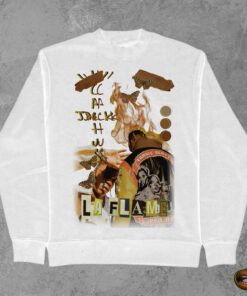 Travis Scott White Sweatshirt