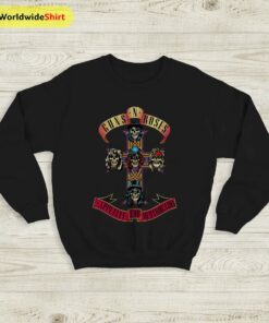 1988 Appetite For Destruction Tour Sweatshirt Guns N Roses Shirt Rock Band