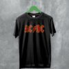 ACDC Logo T-Shirt Blues Rock ACDC Shirt Rock Band Music Merch