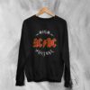 ACDC Sweatshirt High Voltage ACDC Sweater Rock Band Music Merch