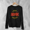 ACDC Sweatshirt Rock Band ACDC Sweater Heavy Metal Music Merch