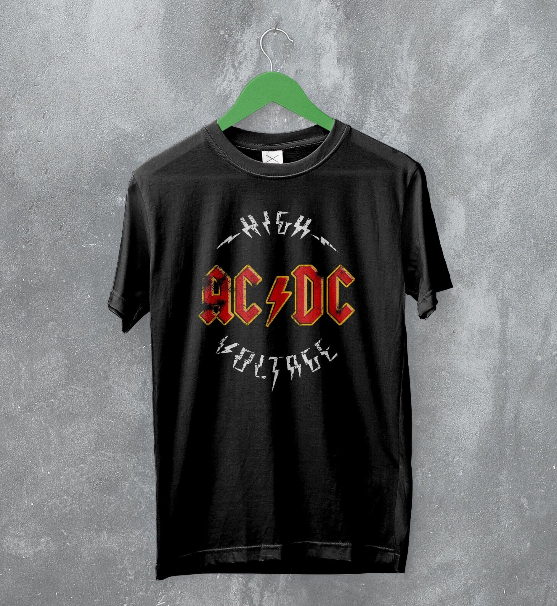 ACDC T-Shirt High Voltage ACDC Shirt Rock Band Music Merch ACDC T-Shirt High Voltage ACDC Shirt Rock Band Music Merch