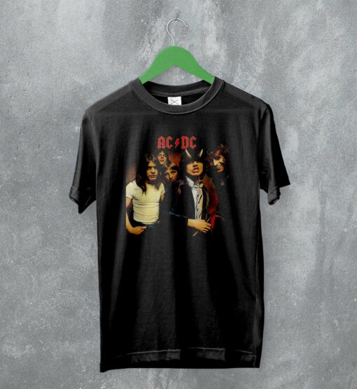 ACDC T-Shirt Highway to Hell ACDC Shirt Heavy Metal Band Merch