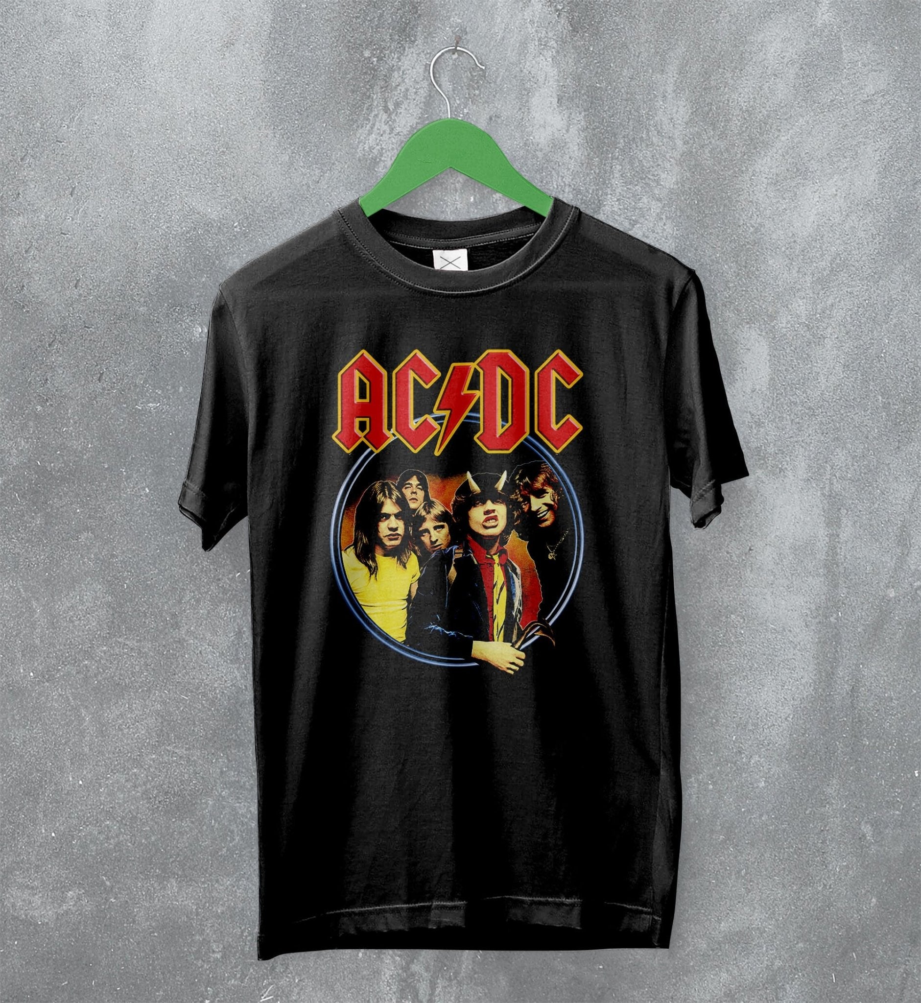 ACDC T-Shirt Highway to Hell ACDC Shirt Rock Band Merch ACDC T-Shirt Highway to Hell ACDC Shirt Rock Band Merch
