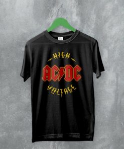 ACDC T-Shirt Rock Band ACDC Shirt Heavy Metal Music Merch