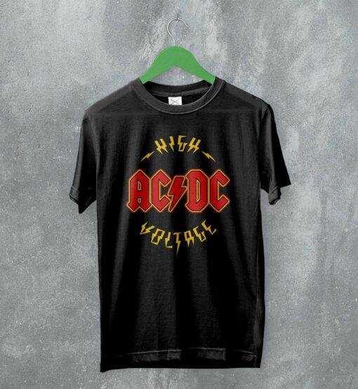 ACDC T-Shirt Rock Band ACDC Shirt Heavy Metal Music Merch