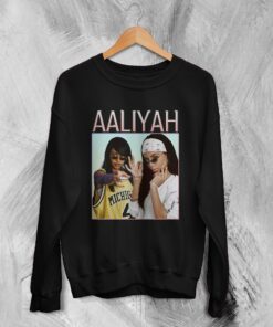 Aaliyah Sweatshirt Bootleg Aaliyah Singer Sweater Princess of R&B Merch