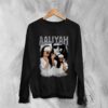 Aaliyah Sweatshirt Bootleg Hip Hop Sweater Queen of Urban Pop Merch
