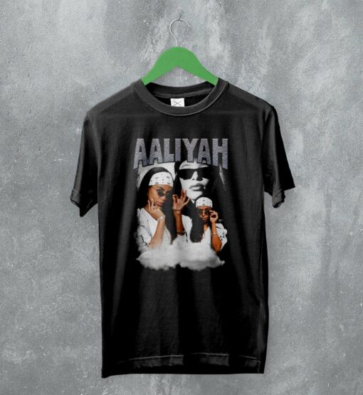 Aaliyah T-Shirt Bootleg Hip Hop Shirt Queen of Urban Pop Merch