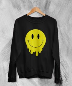Acid House Sweatshirt Smile Acid Tracks Sweater Party DJ Music Merchandise