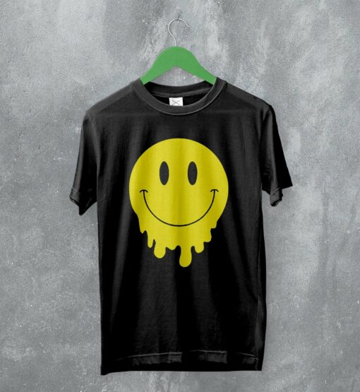 Acid House T-Shirt Smile Acid Tracks Shirt Party DJ Music Merchandise