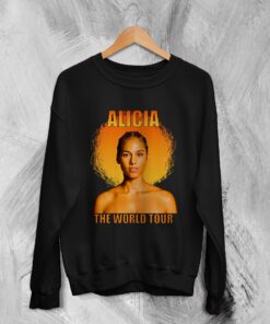 Alicia Keys Sweatshirt The World Tour Sweater Concert Music Merchandise
