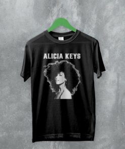 Alicia Keys T-Shirt Vintage Singer Shirt Hip Hop Music Merchandise