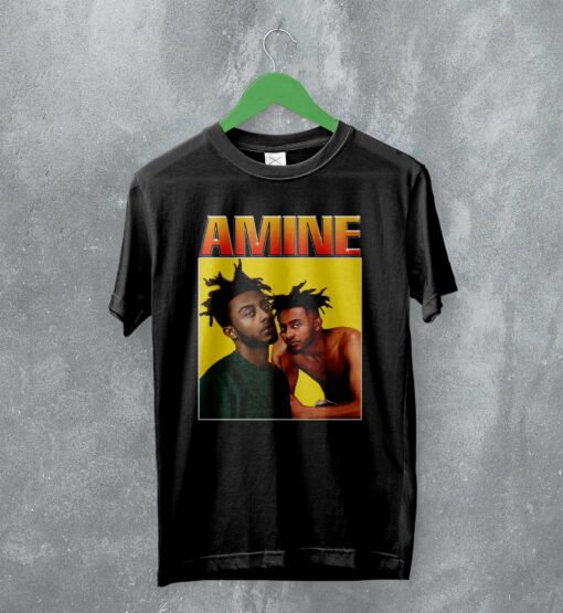 Amine T-Shirt Rapper Streetwear Music Shirt Hip Hop Singer Merchandise