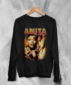 Anita Baker Sweatshirt 80s American Singer Sweater Soul Music Merch