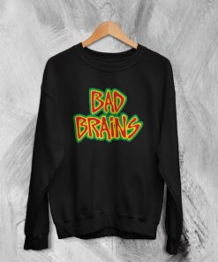 Bad Brains Logo Sweatshirt Punk Rock Sweater Hardcore Music Merch