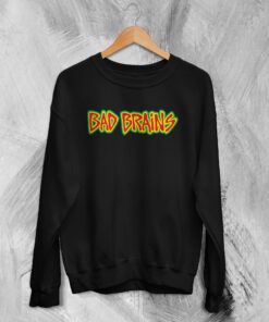 Bad Brains Logo Sweatshirt Reggae Punk Sweater Unique Hardcore Music Fan Gear