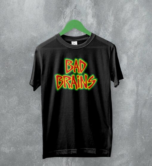 Bad Brains Logo T-Shirt Punk Rock Shirt Hardcore Music Merch