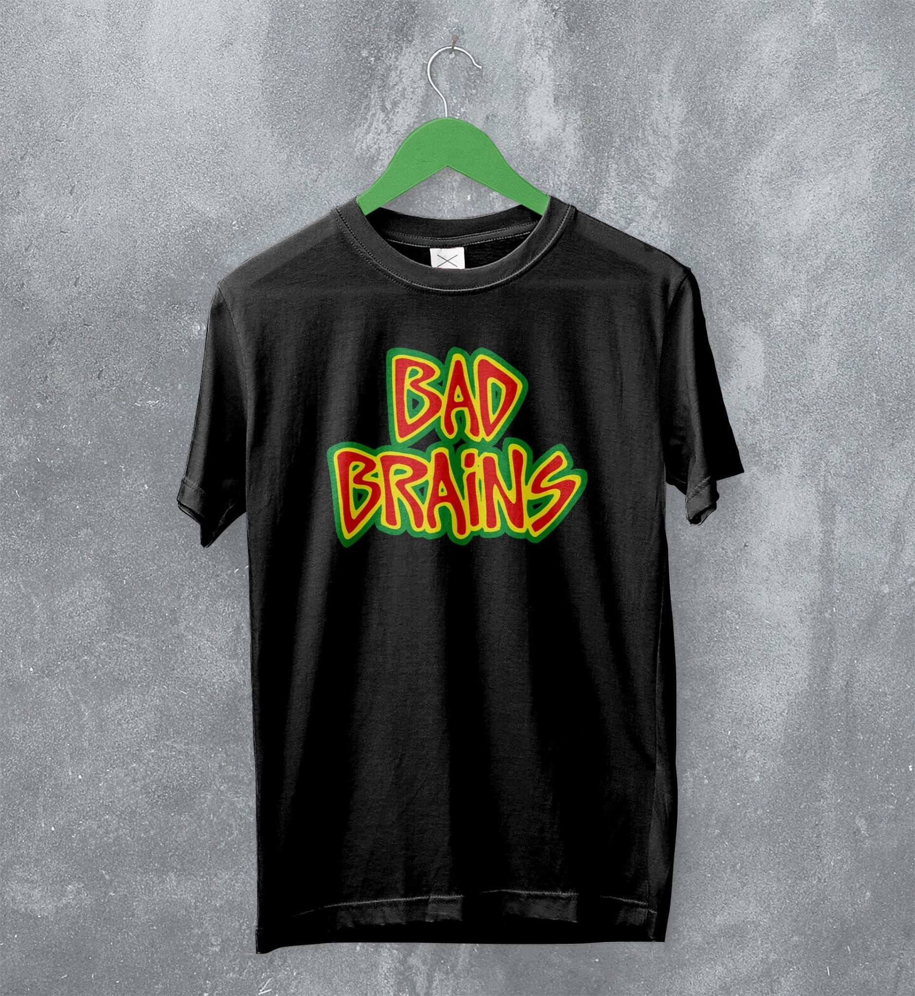 Bad Brains Logo T-Shirt Punk Rock Shirt Hardcore Music Merch Bad Brains Logo T-Shirt Punk Rock Shirt Hardcore Music Merch