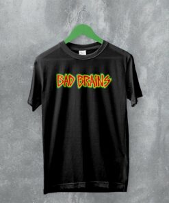 Bad Brains Logo T-Shirt Reggae Punk Shirt Unique Hardcore Music Fan Gear
