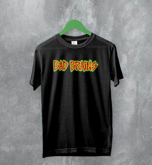 Bad Brains Logo T-Shirt Reggae Punk Shirt Unique Hardcore Music Fan Gear