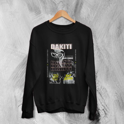 Bad Bunny Dakiti Aesthetic Sweatshirt Bad Bunny Sweater Rapper Sweater