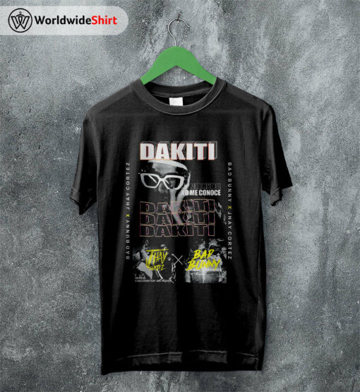 Bad Bunny Dakiti Aesthetic T Shirt Bad Bunny Shirt Rapper Shirt