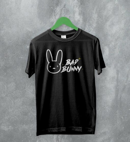 Bad Bunny Logo T-Shirt Oasis Rapper Shirt Rap Streetwear
