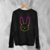 Bad Bunny Rabbit Sweatshirt Bad Bunny Sweater Logo Rapper Shirt
