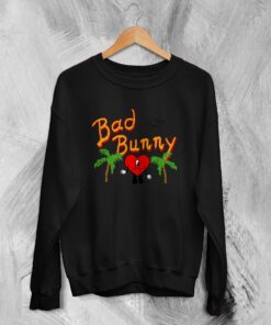Bad Bunny Sweatshirt Un Verano Sin Ti Sweater Heart Rapper Merch