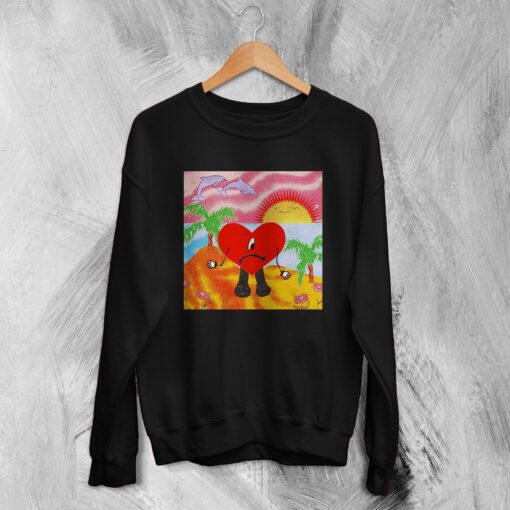 Bad Bunny Sweatshirt Un Verano Sin Ti Sweater Rapper Album Streetwear