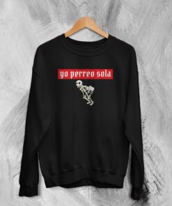 Bad Bunny Twerk Skeleton Sweatshirt Rapper Sweater Bad Bunny Sweater
