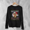 Bad Bunny Ugly Christmas Sweatshirt Sanbenito Homeboy Bad Bunny Sweater Rap Streetwear