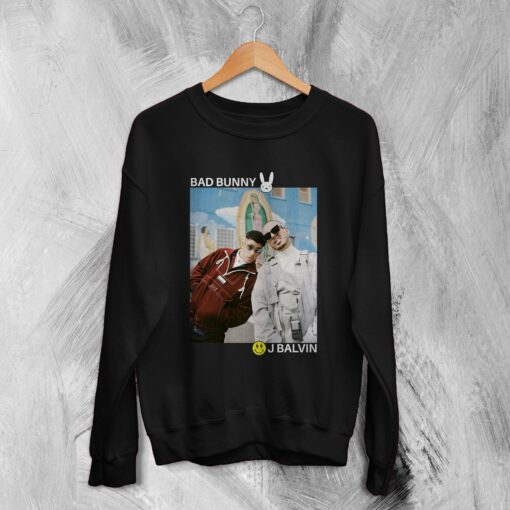 Bad Bunny X J Balvin Sweatshirt Bad Bunny Sweater J Balvin Sweater