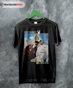Bad Bunny X J Balvin T Shirt Bad Bunny Shirt J Balvin Shirt