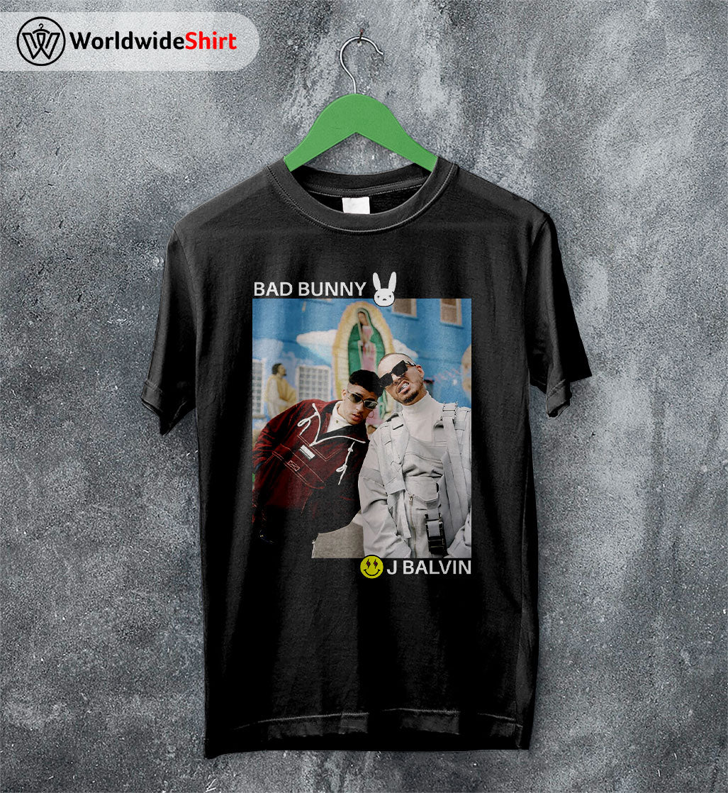 Bad Bunny X J Balvin T Shirt Bad Bunny Shirt J Balvin Shirt Bad Bunny X J Balvin T Shirt Bad Bunny Shirt J Balvin Shirt