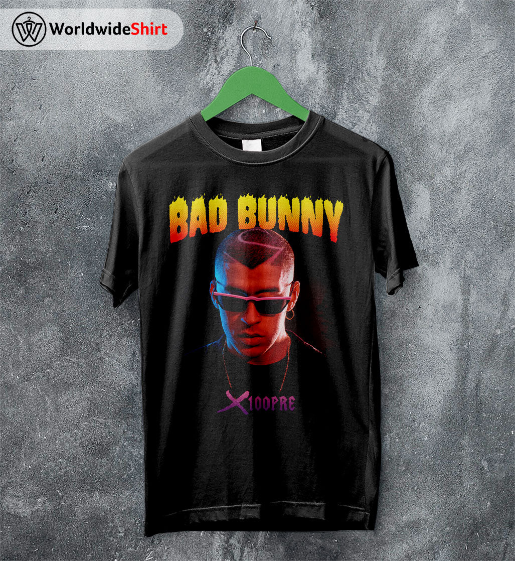 Bad Bunny X100Pre Tour T Shirt Bad Bunny Rapper Shirt Bad Bunny X100Pre Tour T Shirt Bad Bunny Rapper Shirt