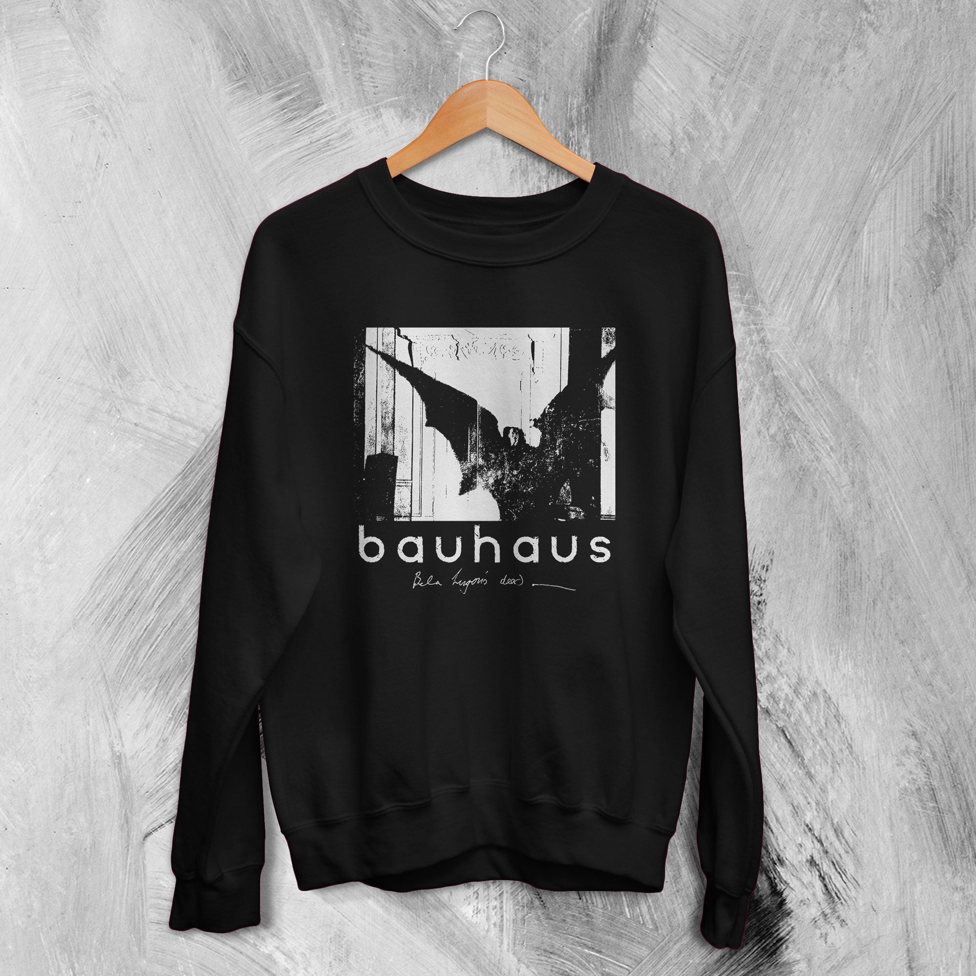 Bauhaus Sweatshirt Bela Lugosi's Dead Sweater Bauhaus Album Art Merch Bauhaus Sweatshirt Bela Lugosi's Dead Sweater Bauhaus Album Art Merch