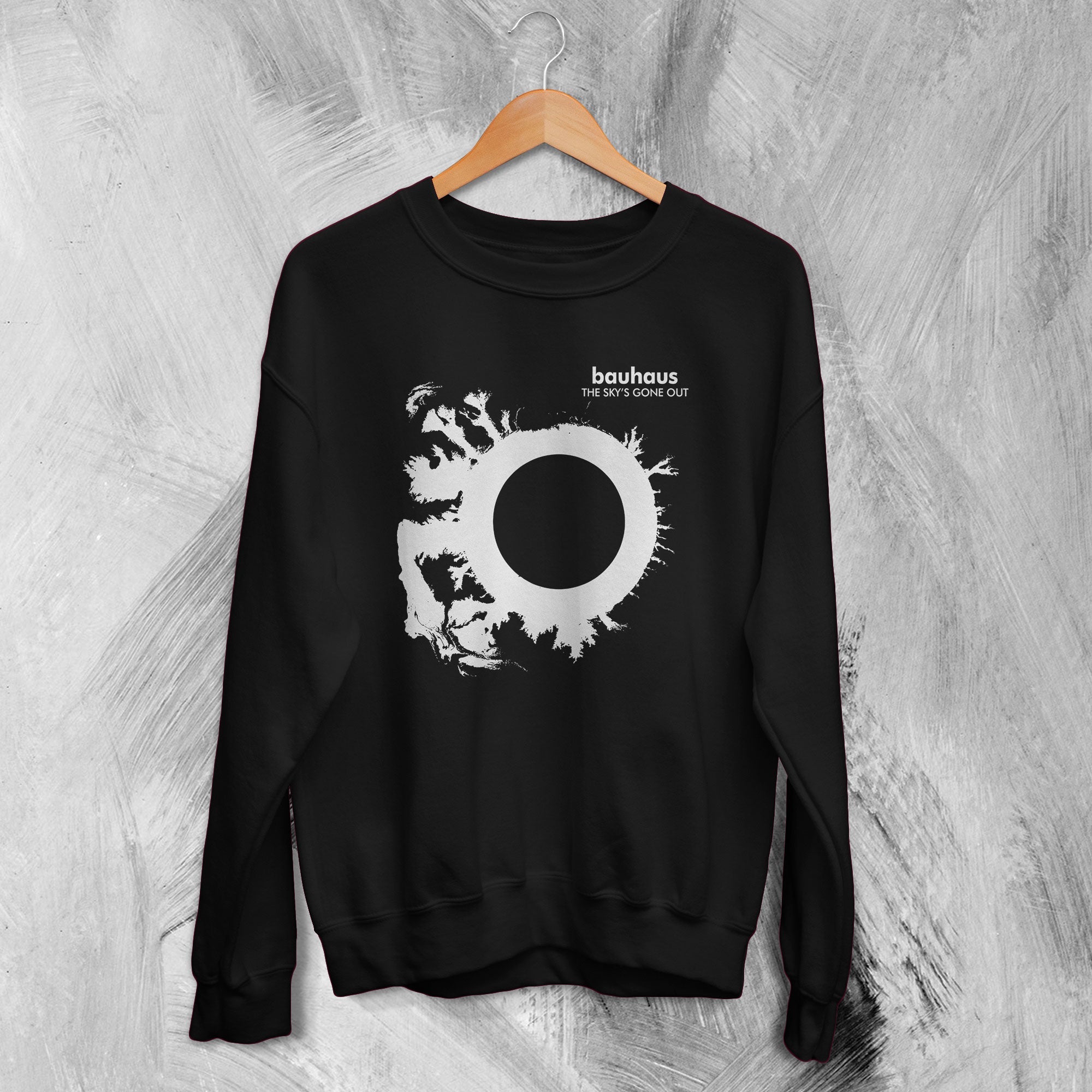 Bauhaus Sweatshirt The Sky's Gone Out Sweater Bauhaus Music Merch Bauhaus Sweatshirt The Sky's Gone Out Sweater Bauhaus Music Merch