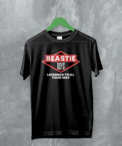 Beastie Boys Logo T-Shirt 1987 Tour Shirt Vintage Rap Fan Gear