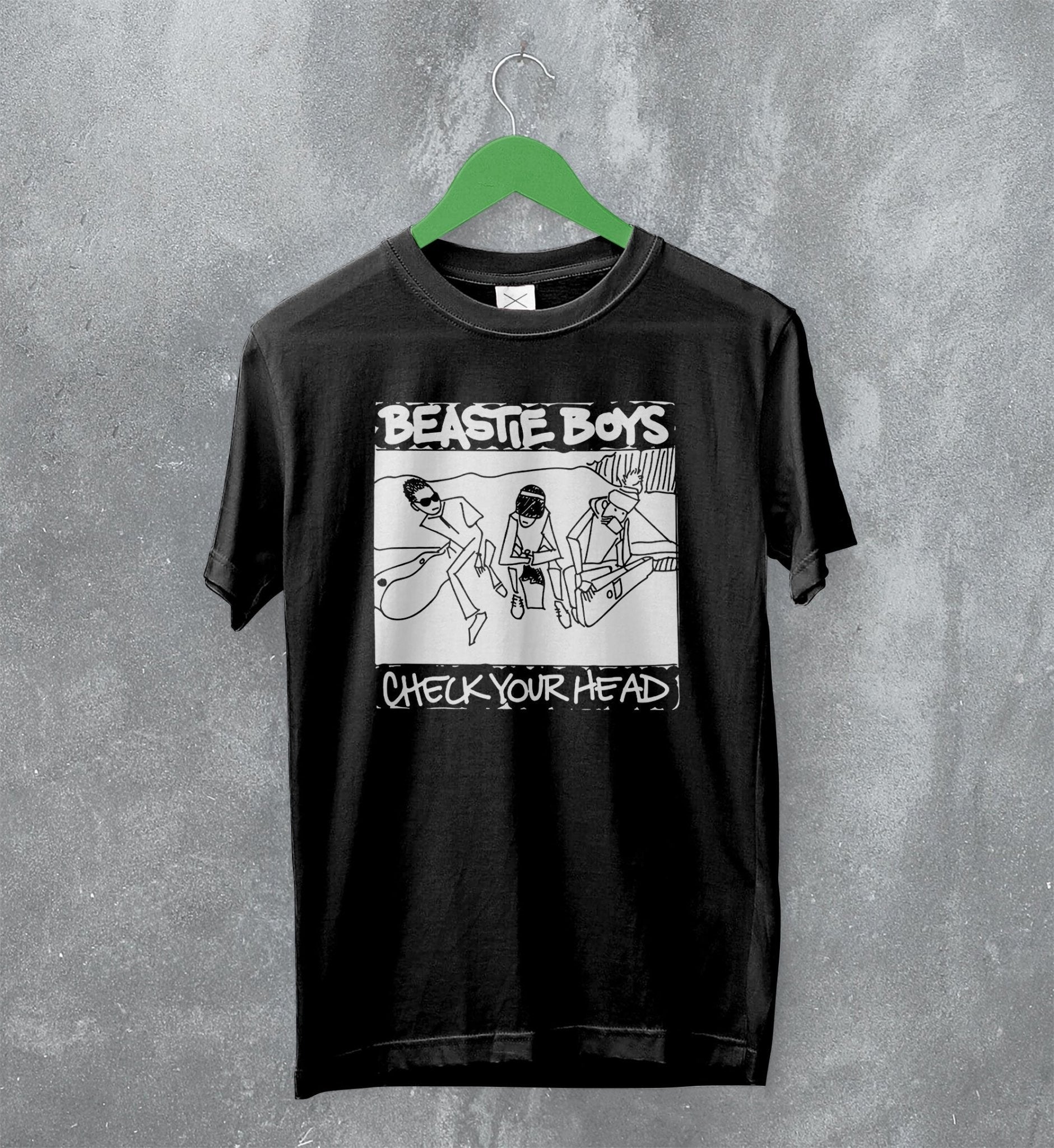 Beastie Boys T-Shirt Rap Album Art Shirt Check Your Head Merch Beastie Boys T-Shirt Rap Album Art Shirt Check Your Head Merch