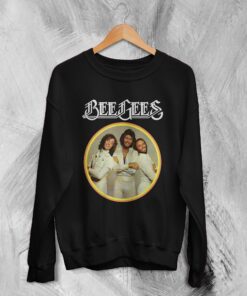 Bee Gees Sweatshirt Saturday Night Fever Sweater 70s Gibb Disco Merch