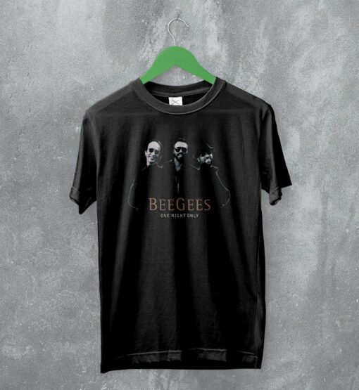 Bee Gees T-Shirt One Night Only Shirt Barry Robin Maurice Gibb Merch