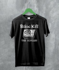 Bikini Kill T-Shirt The Singles Shirt Vintage Vinyl Album Art Merch