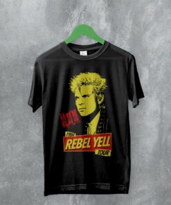 Billy Idol T-Shirt 1984 Tour Billy Rebel Yell Shirt 80s Music Merch