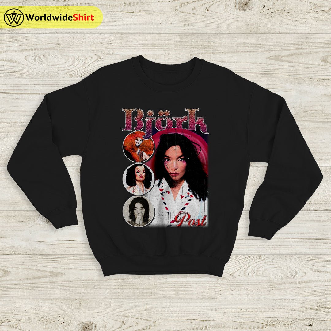 Bjork Sweatshirt Bjork Post Shirt Vintage 90's Sweater Bjork Shirt Bjork Sweatshirt Bjork Post Shirt Vintage 90's Sweater Bjork Shirt
