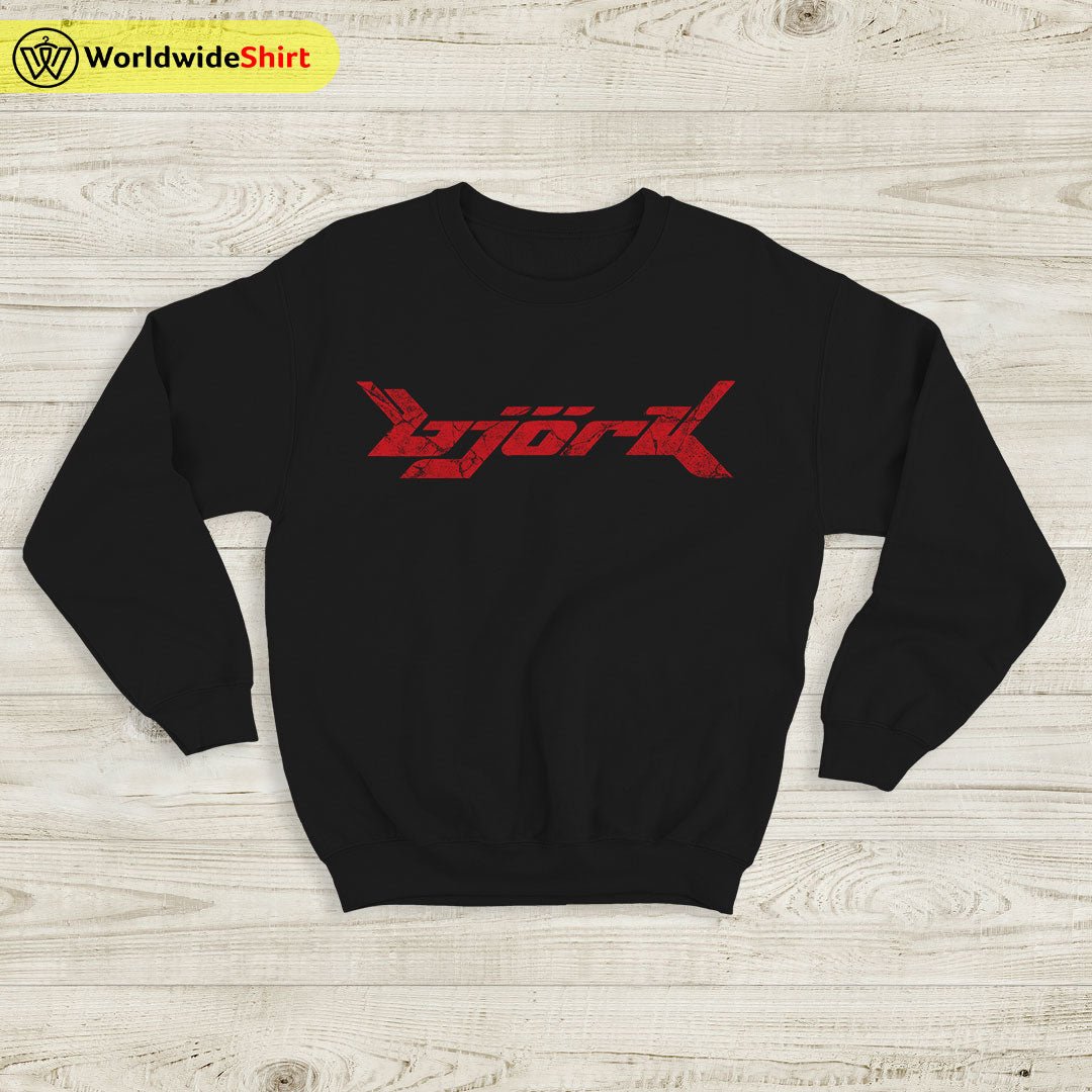 Bjork Sweatshirt Bjork Vintage Logo Sweater Bjork Shirt Bjork Sweatshirt Bjork Vintage Logo Sweater Bjork Shirt