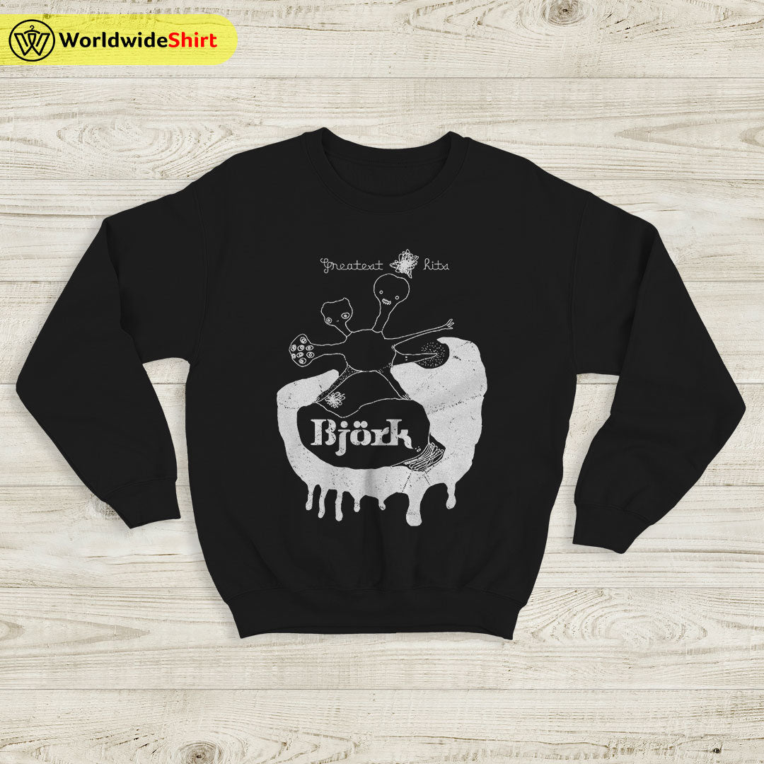 Bjork Sweatshirt Greatest Hits Graphic Sweater Bjork Shirt Bjork Sweatshirt Greatest Hits Graphic Sweater Bjork Shirt
