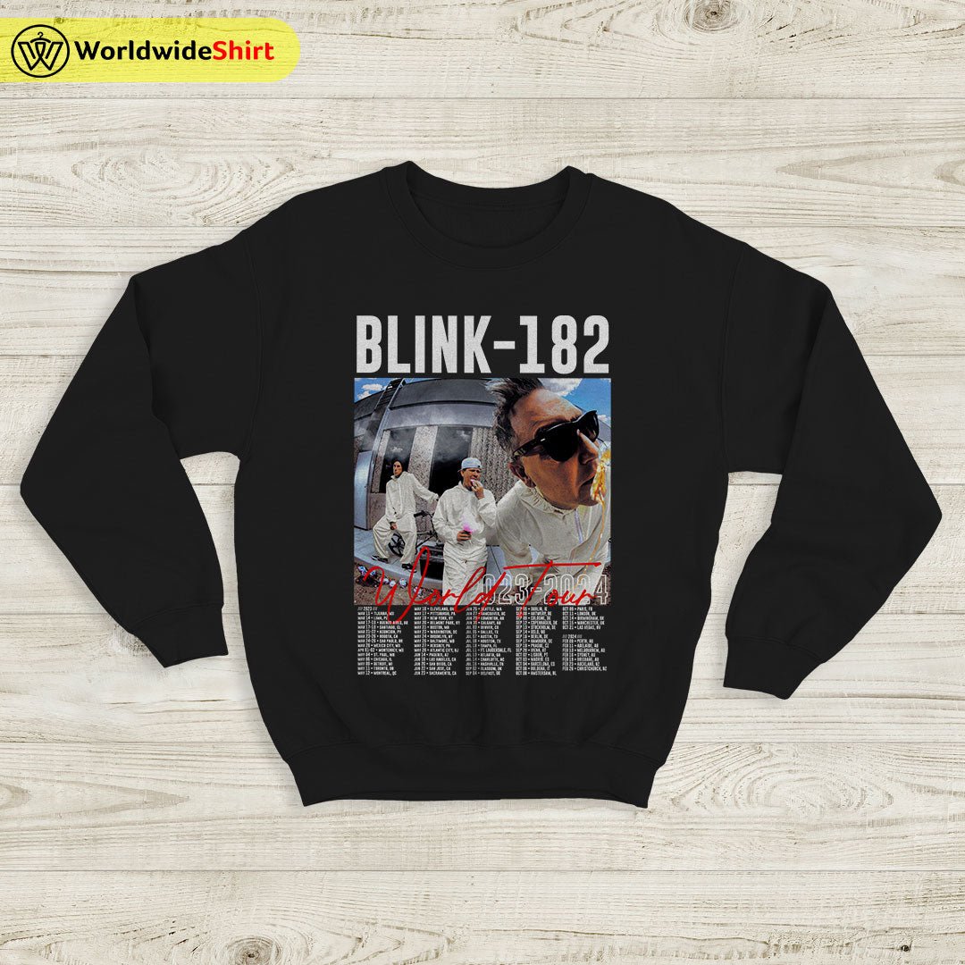Blink-182 World Tour 2023 Sweatshirt Blink-182 Shirt Music Shirt Blink-182 World Tour 2023 Sweatshirt Blink-182 Shirt Music Shirt