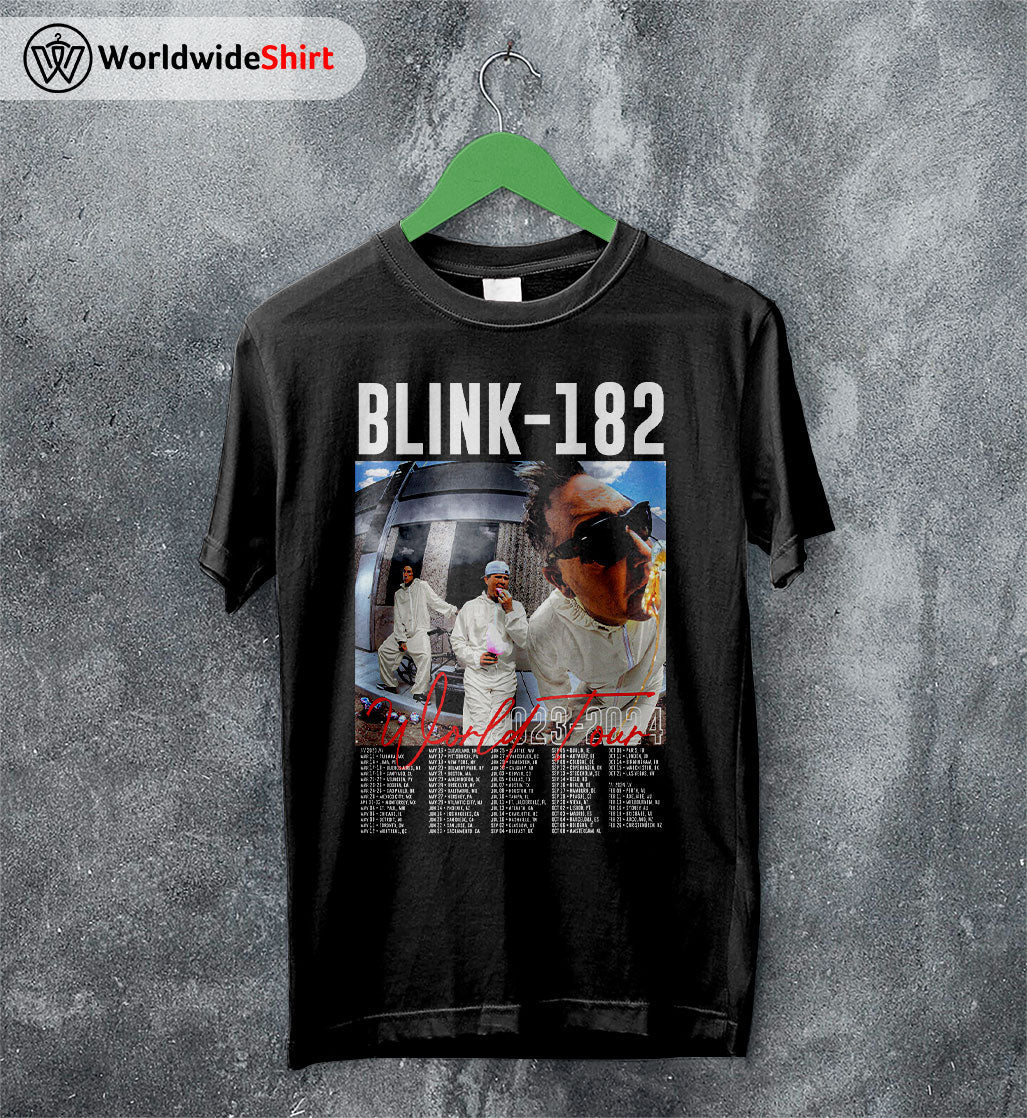 Blink-182 World Tour 2023 T Shirt Blink-182 Shirt Music Shirt Blink-182 World Tour 2023 T Shirt Blink-182 Shirt Music Shirt
